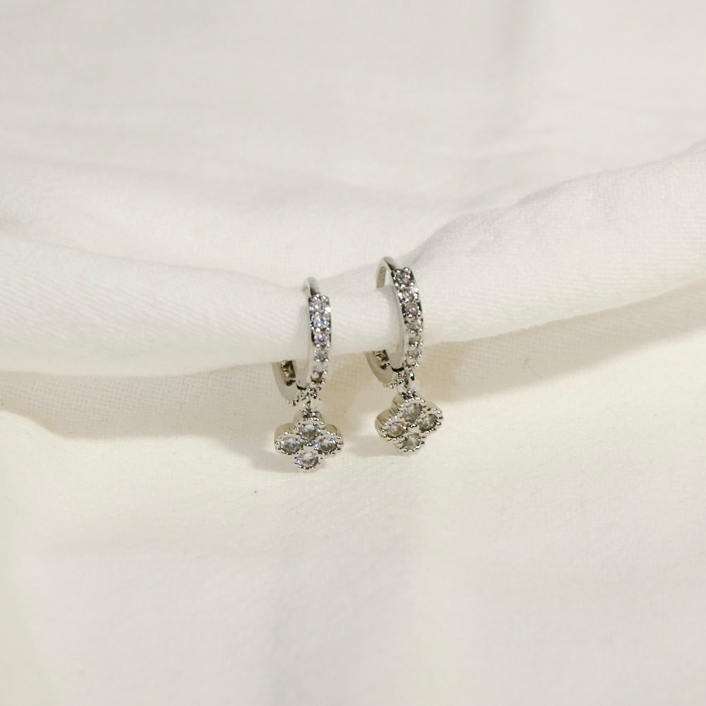 Lia Clover Hoop Earring