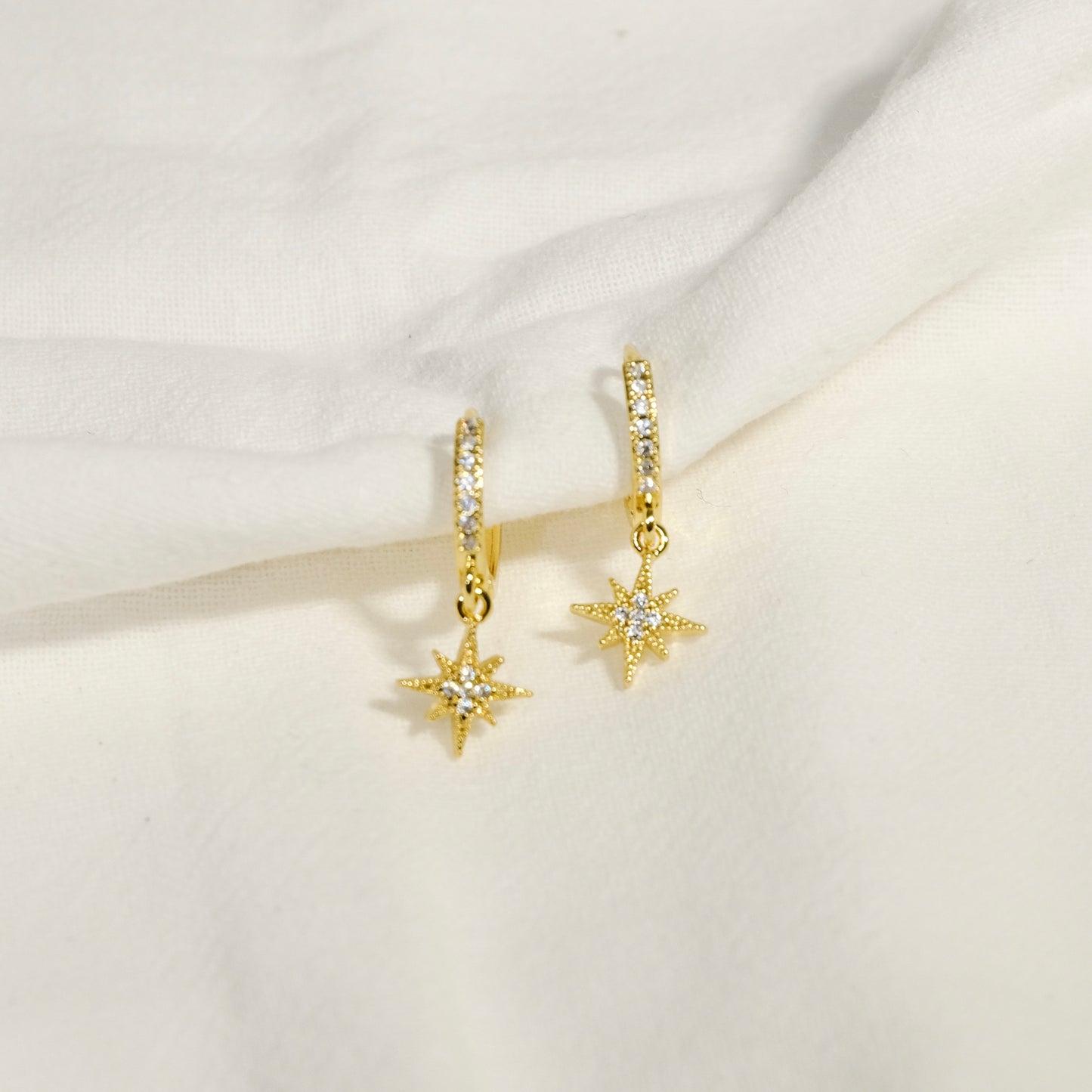 Aria Star Hoop Earring