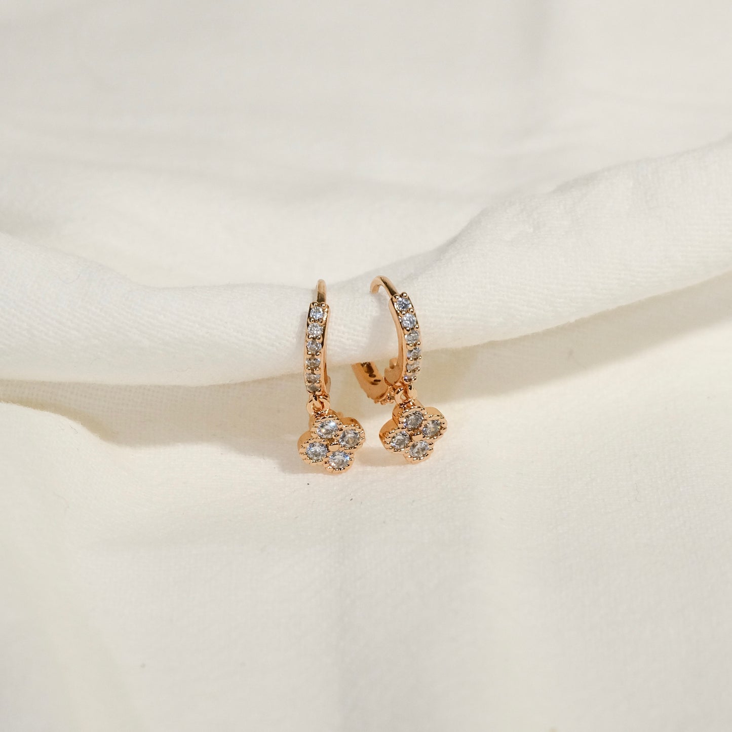 Lia Clover Hoop Earring