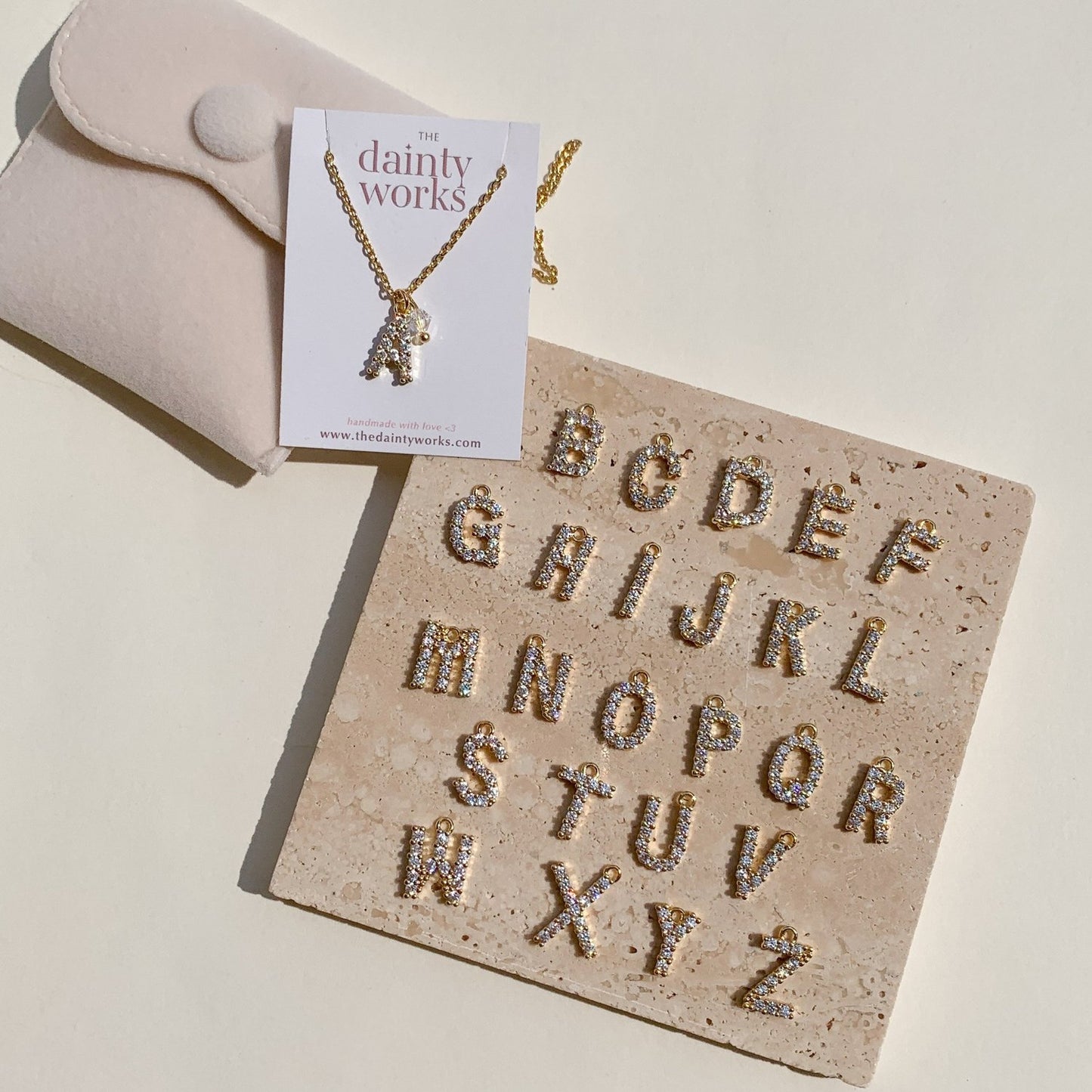 For You Initial Necklace