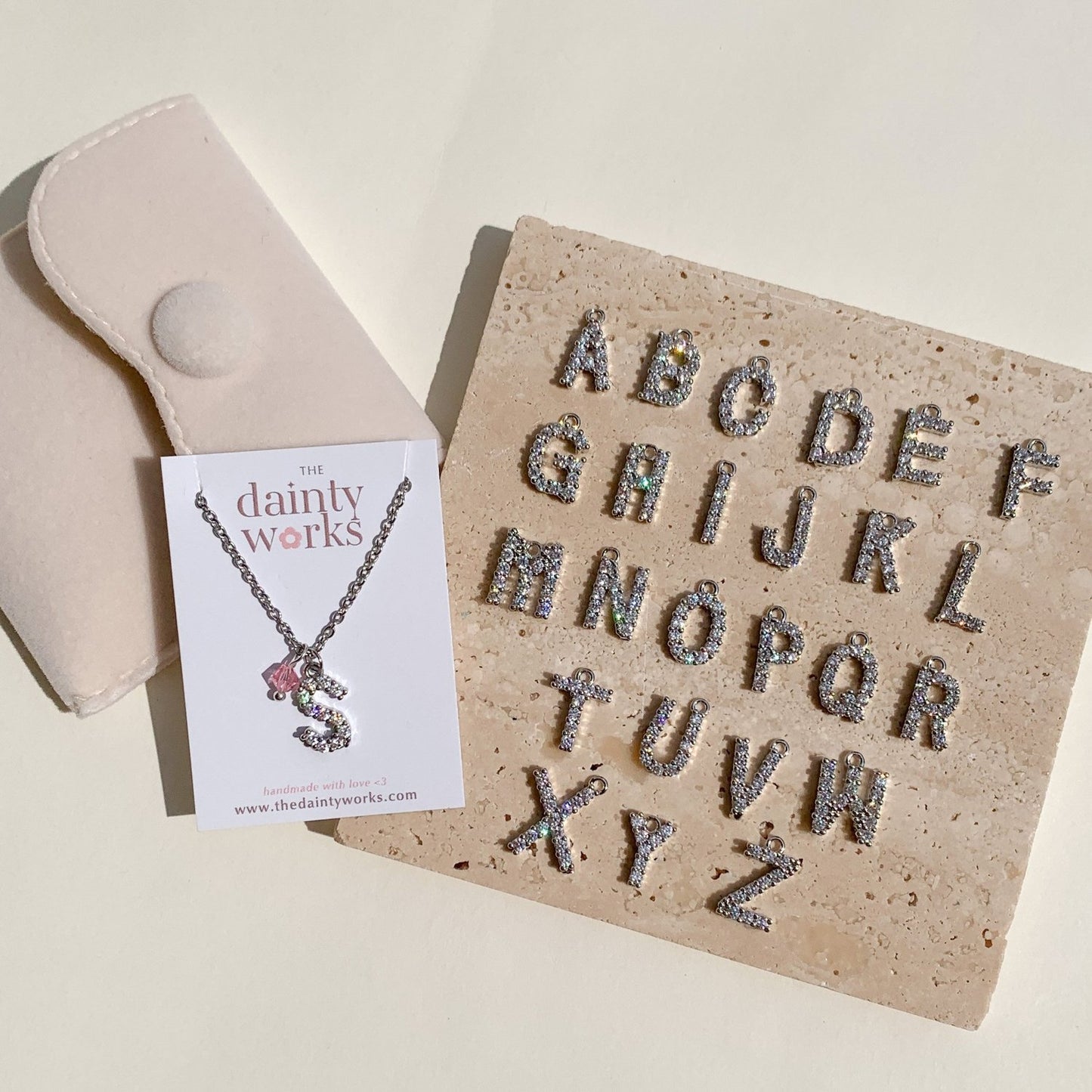 For You Initial Necklace