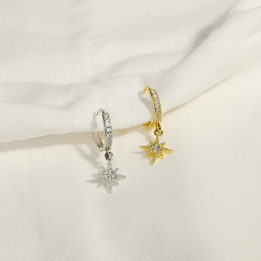 Aria Star Hoop Earring