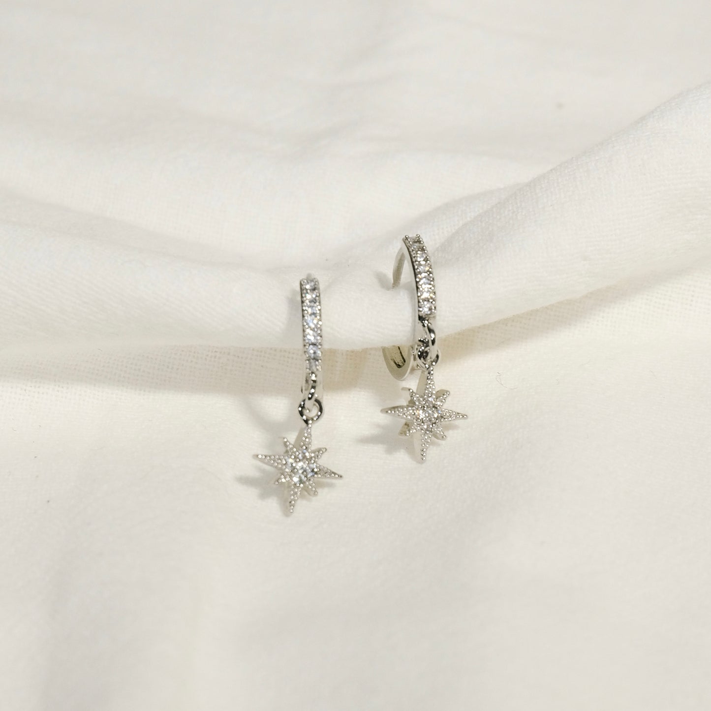Aria Star Hoop Earring