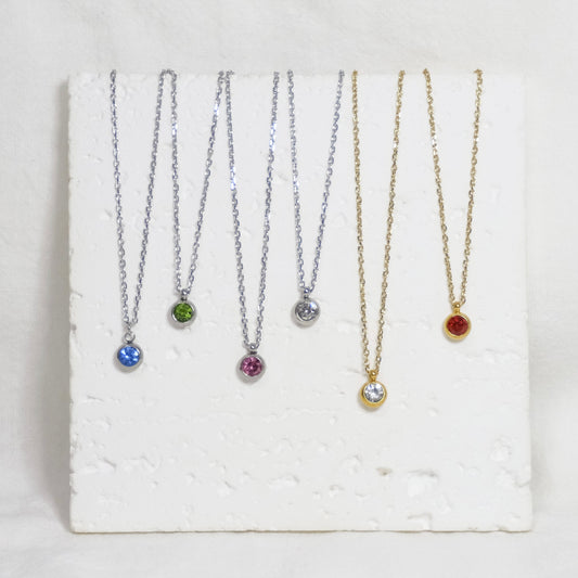 Gemstone Charm Necklace