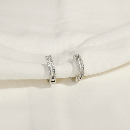 Eloise Silver Hoop Earring