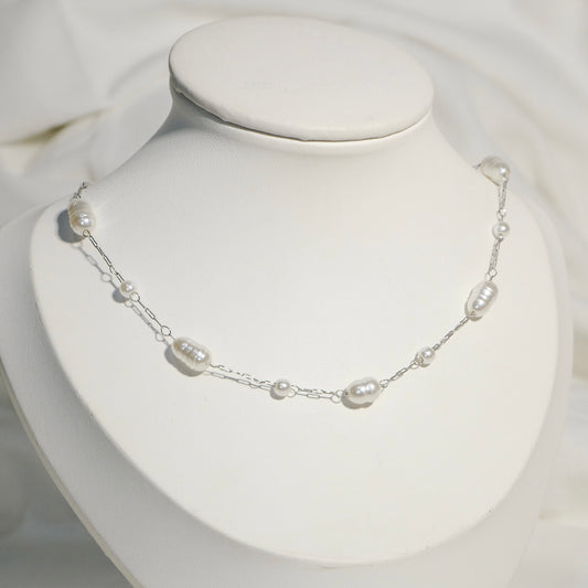 Juno Pearl Chain Necklace