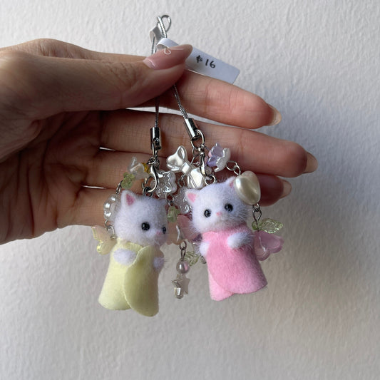 Baby Persian Cats Sylvanian Families Keychain