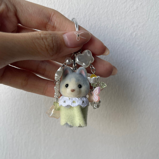 Baby Husky Sylvanian Families Keychain