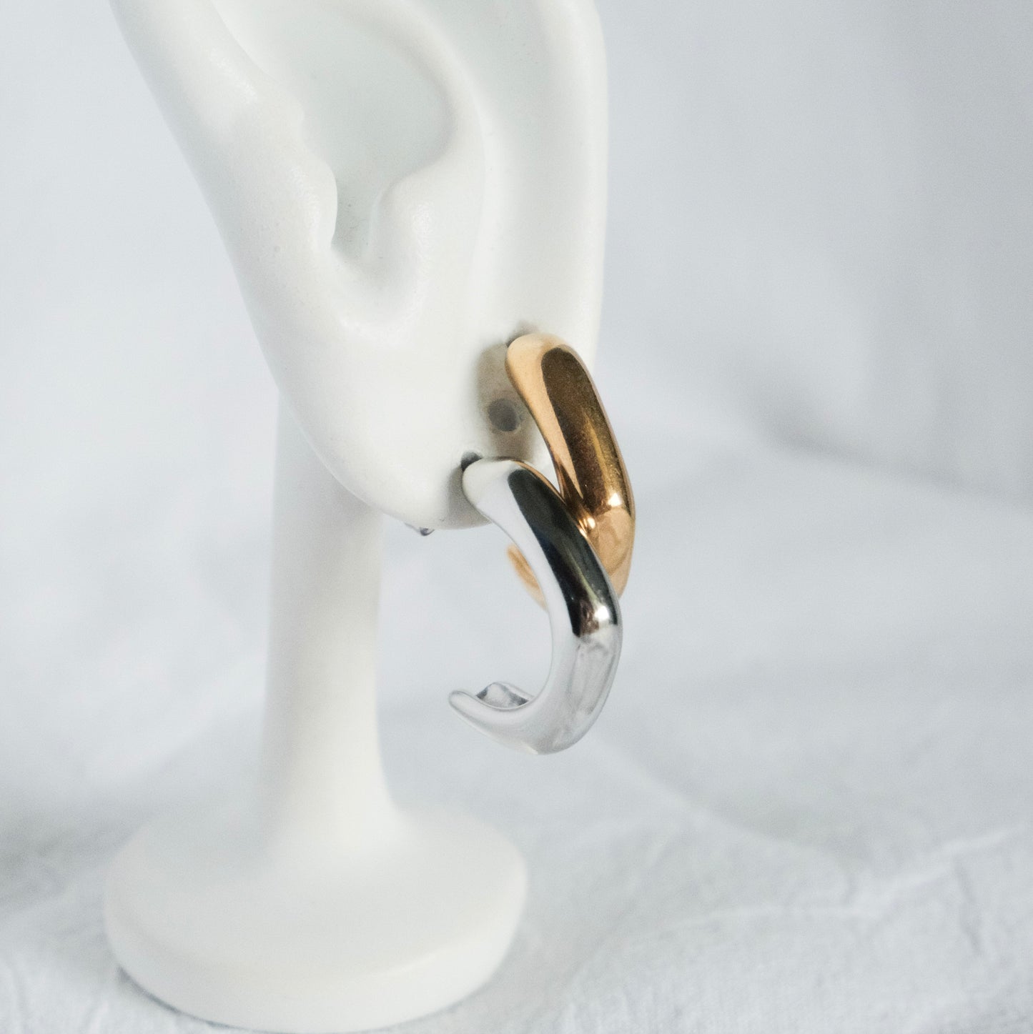 Aurette Studded Hoop Earrings