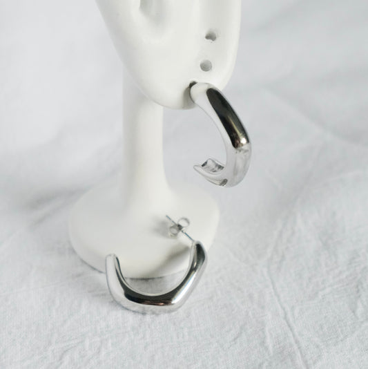 Aurette Studded Hoop Earrings