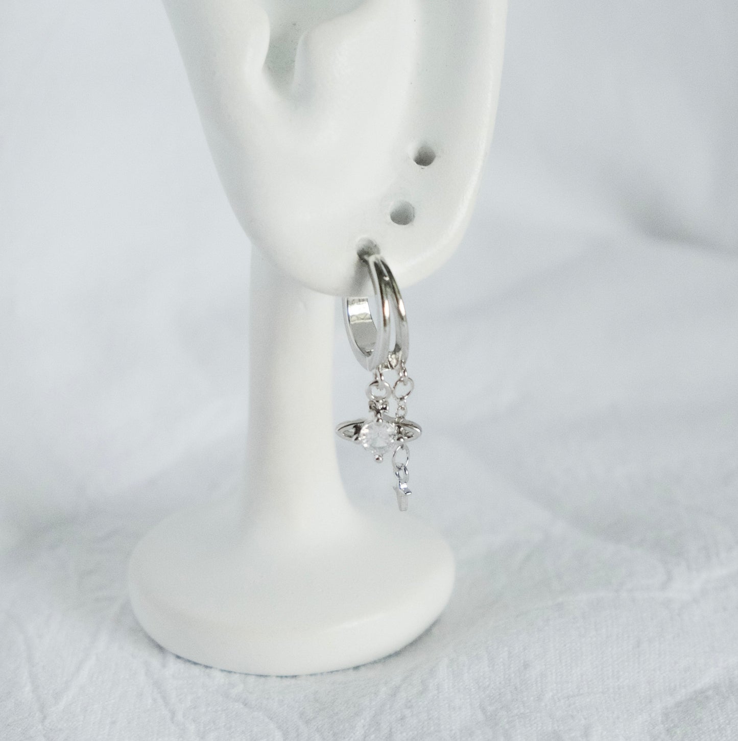 Fiona Dangle Hoop Earrings