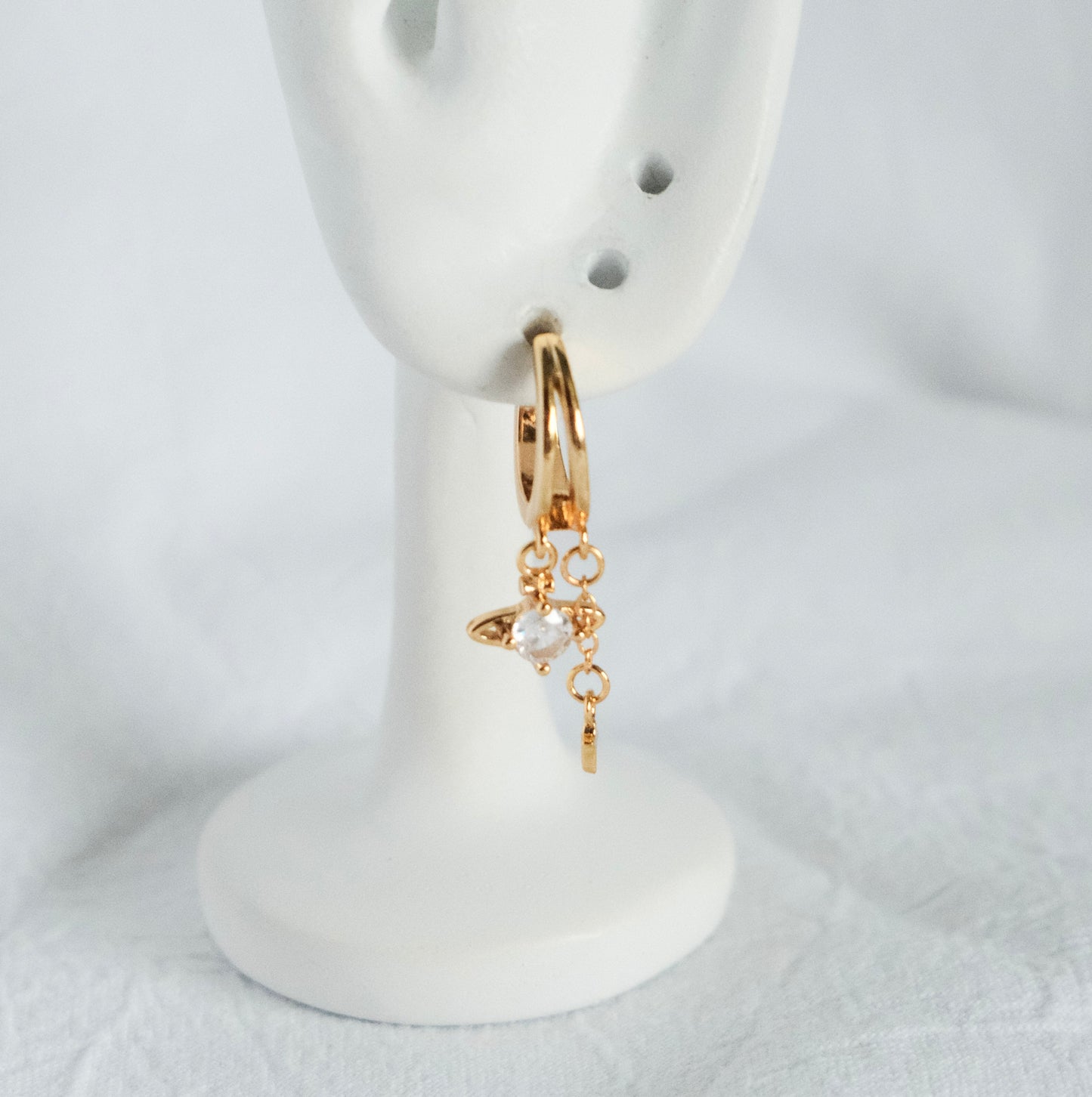 Fiona Dangle Hoop Earrings